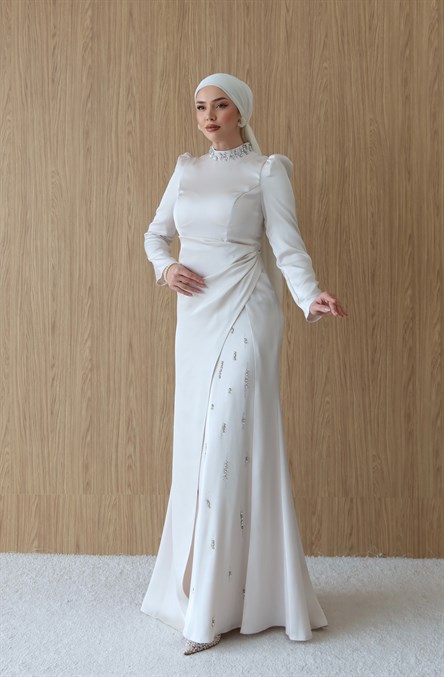 5508 H İnci Abiye-Bej