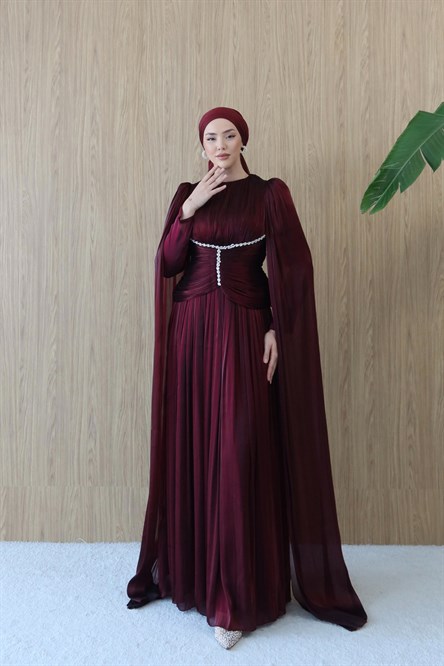 5513 H Bihter Abiye-Bordo