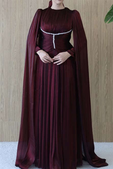 5513 H Bihter Abiye-Bordo