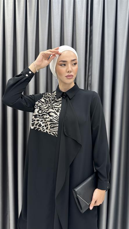 6-50030 F Bayan Tunik-Siyah