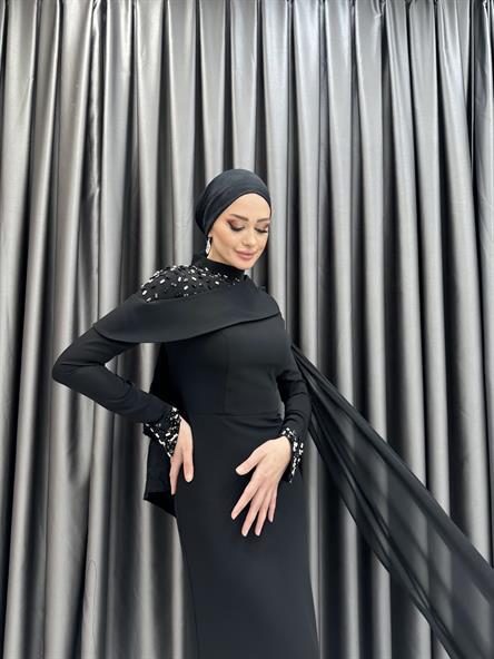 6080 F Mayra Abiye-Siyah