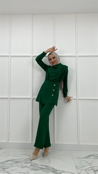 624 W Düğmeli Takım