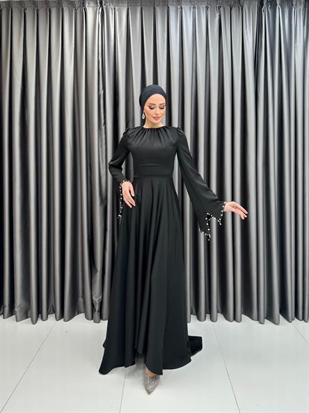 6380 Evalize Abiye-Siyah