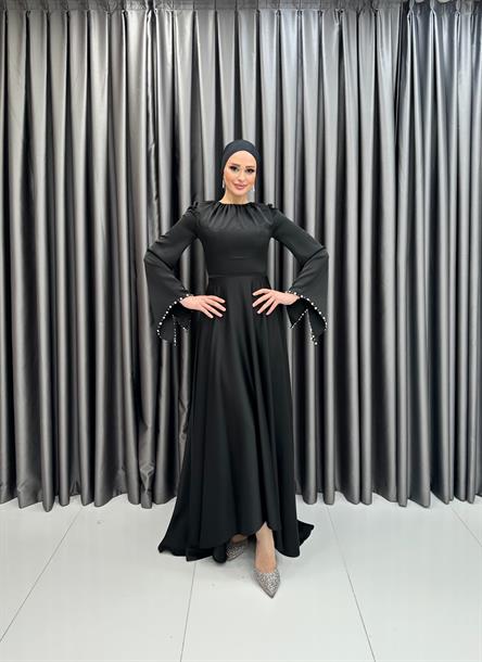 6380 Evalize Abiye-Siyah
