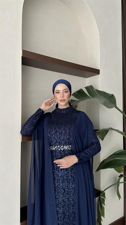 778 F Vahide Abiye-Lacivert