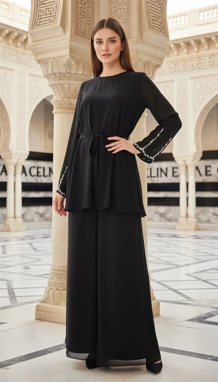9360 F Bayan Takım-Siyah