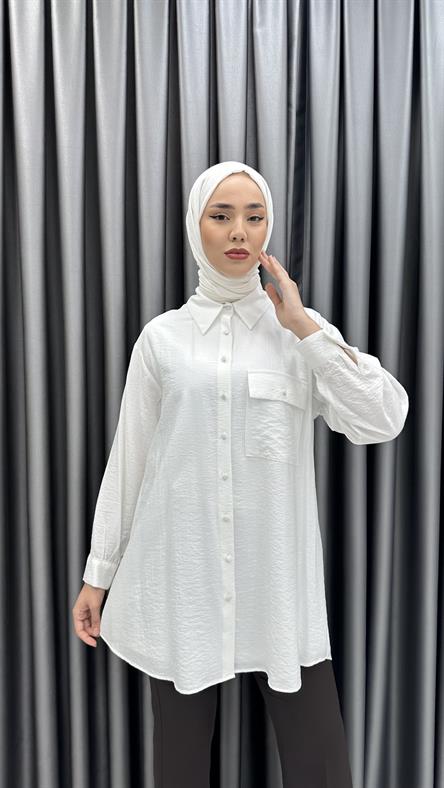 9765 Y Bayan Tunik-Ekru