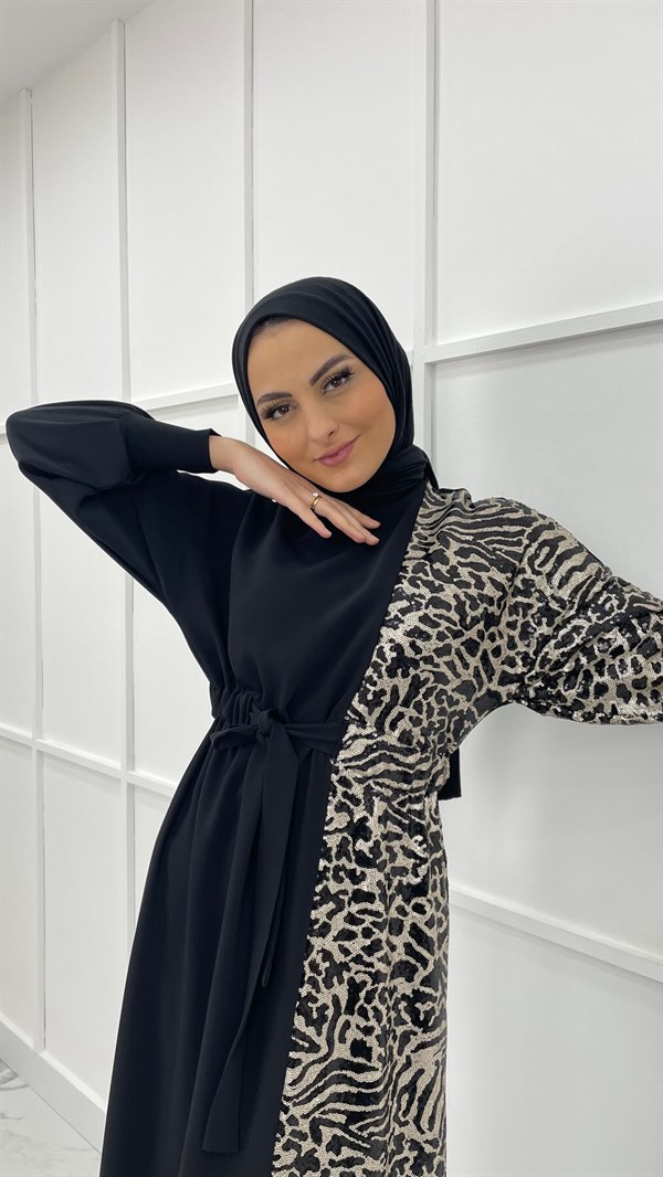7993 F Bayan Abiye Elbise