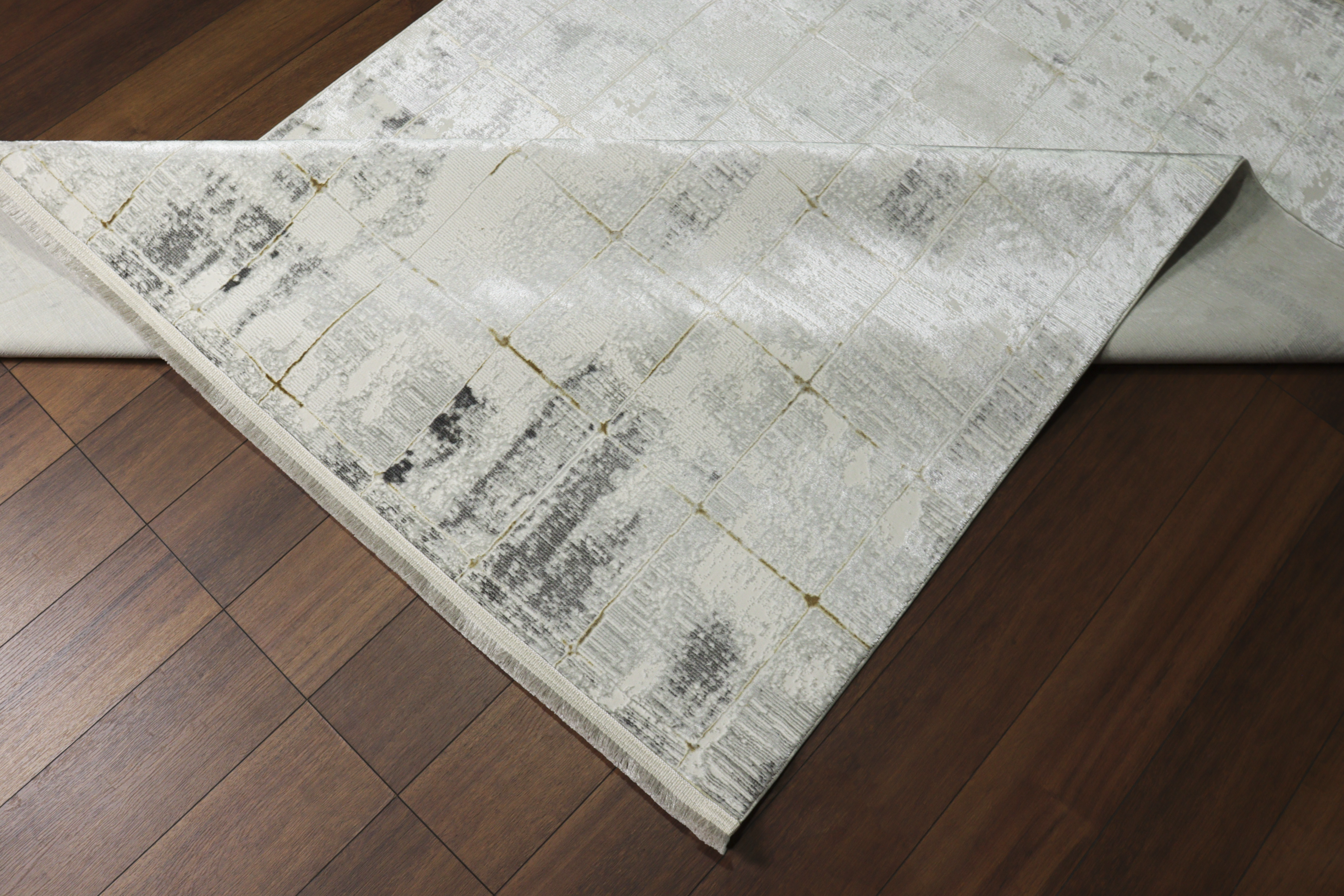 AGAH KF413 GRİ DİKDÖRTGEN DESEN