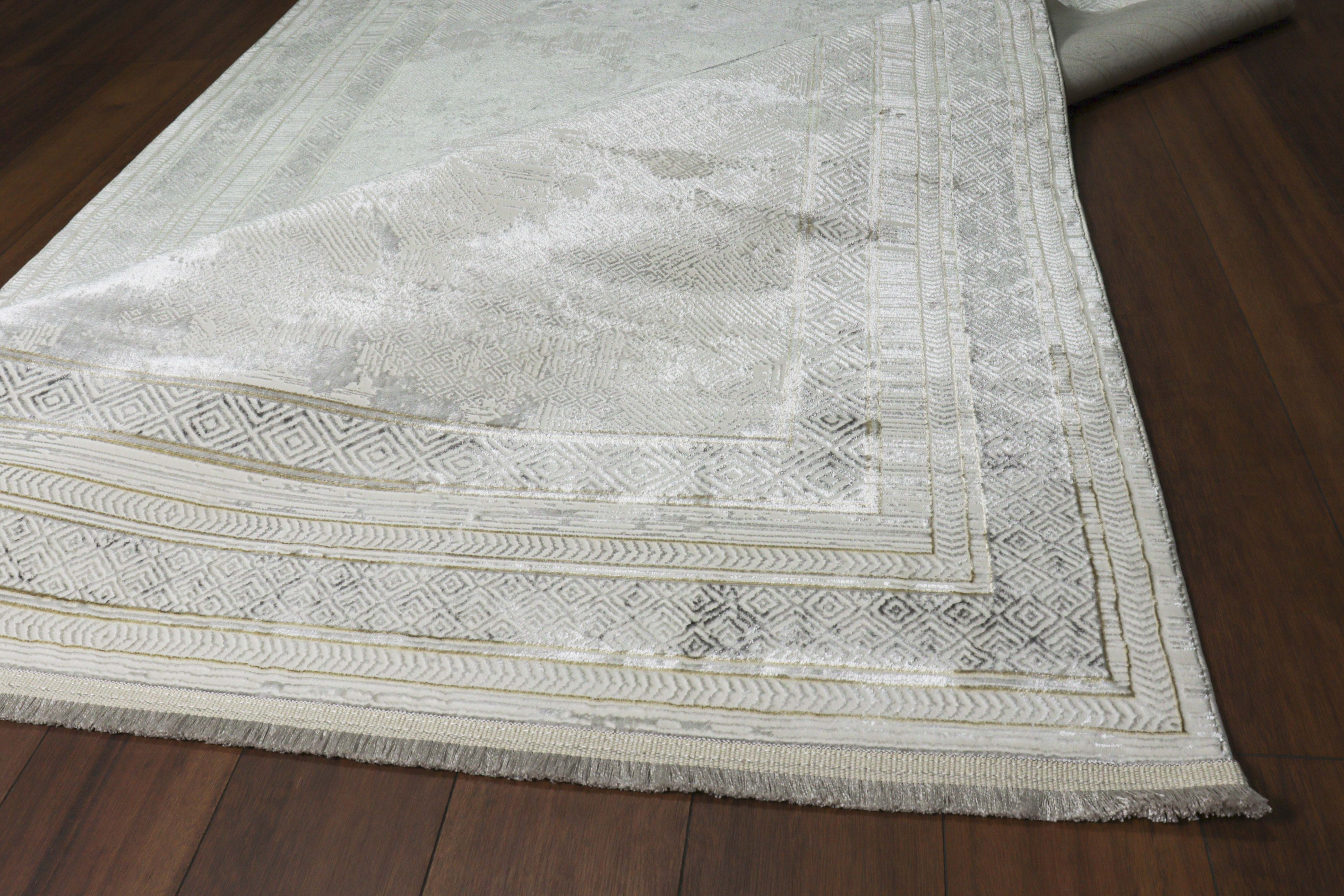 AGAH KF470 GRİ (ETNİK BORDÜRLÜ)