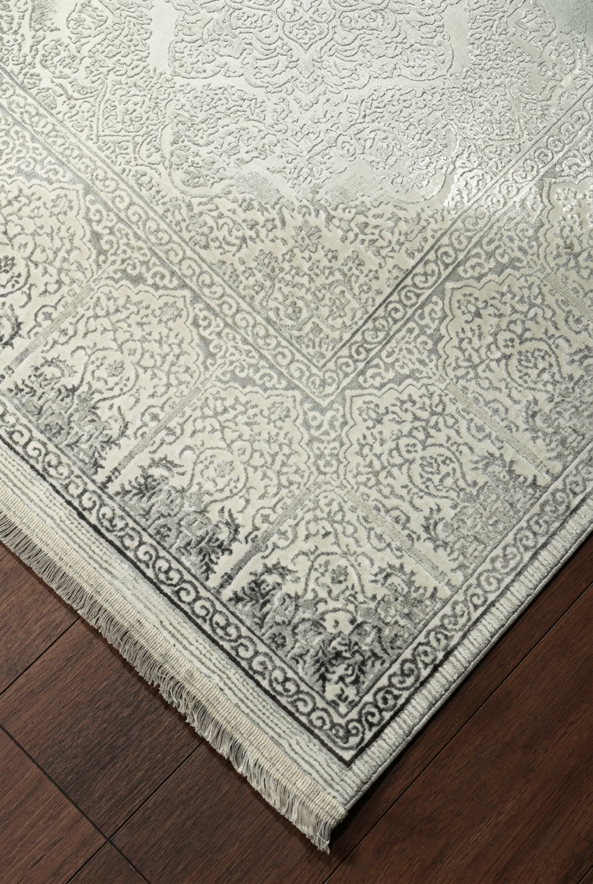 AGAH KF505 GRİ (DESENLİ KENAR)