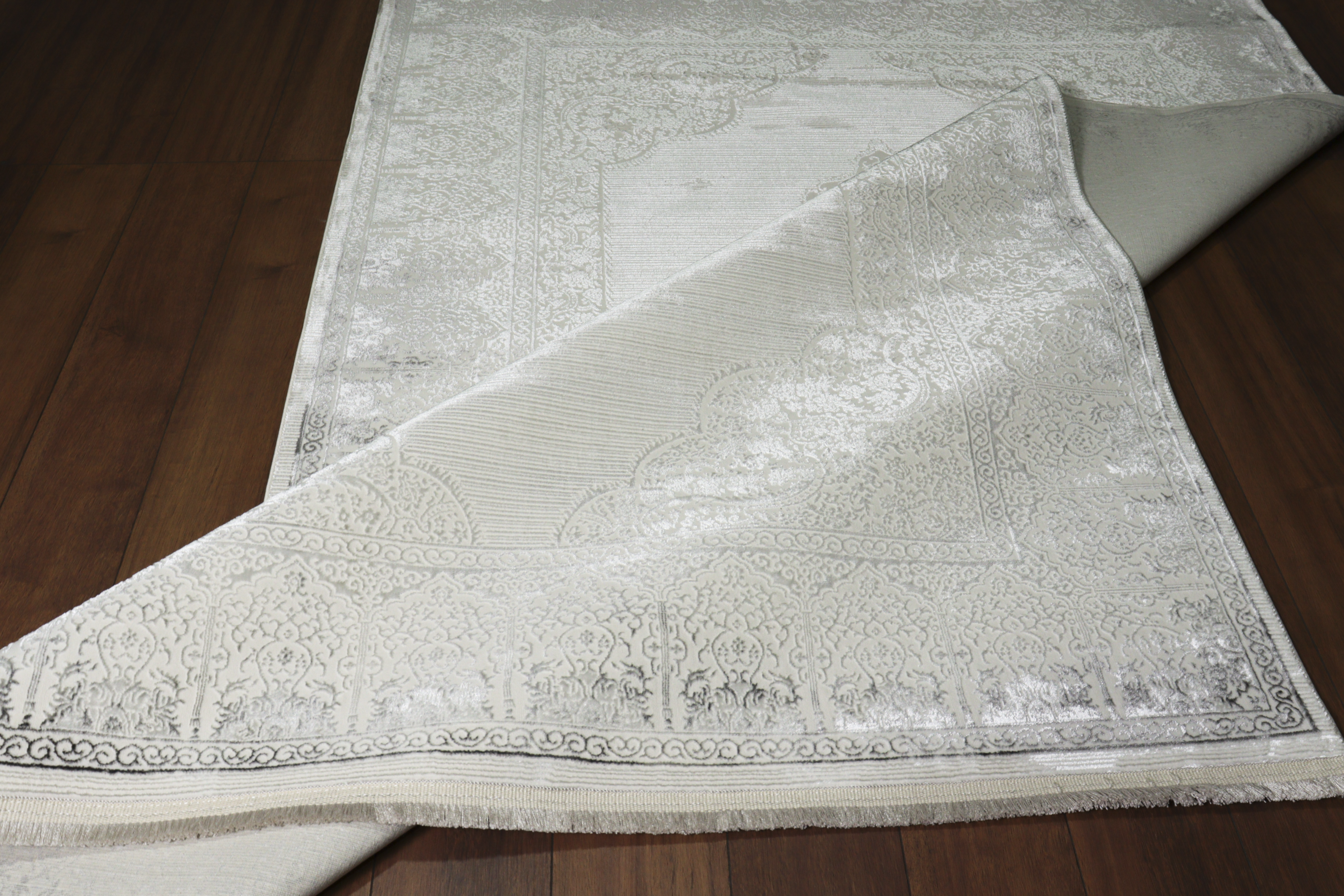 AGAH KF505 GRİ (DESENLİ KENAR)
