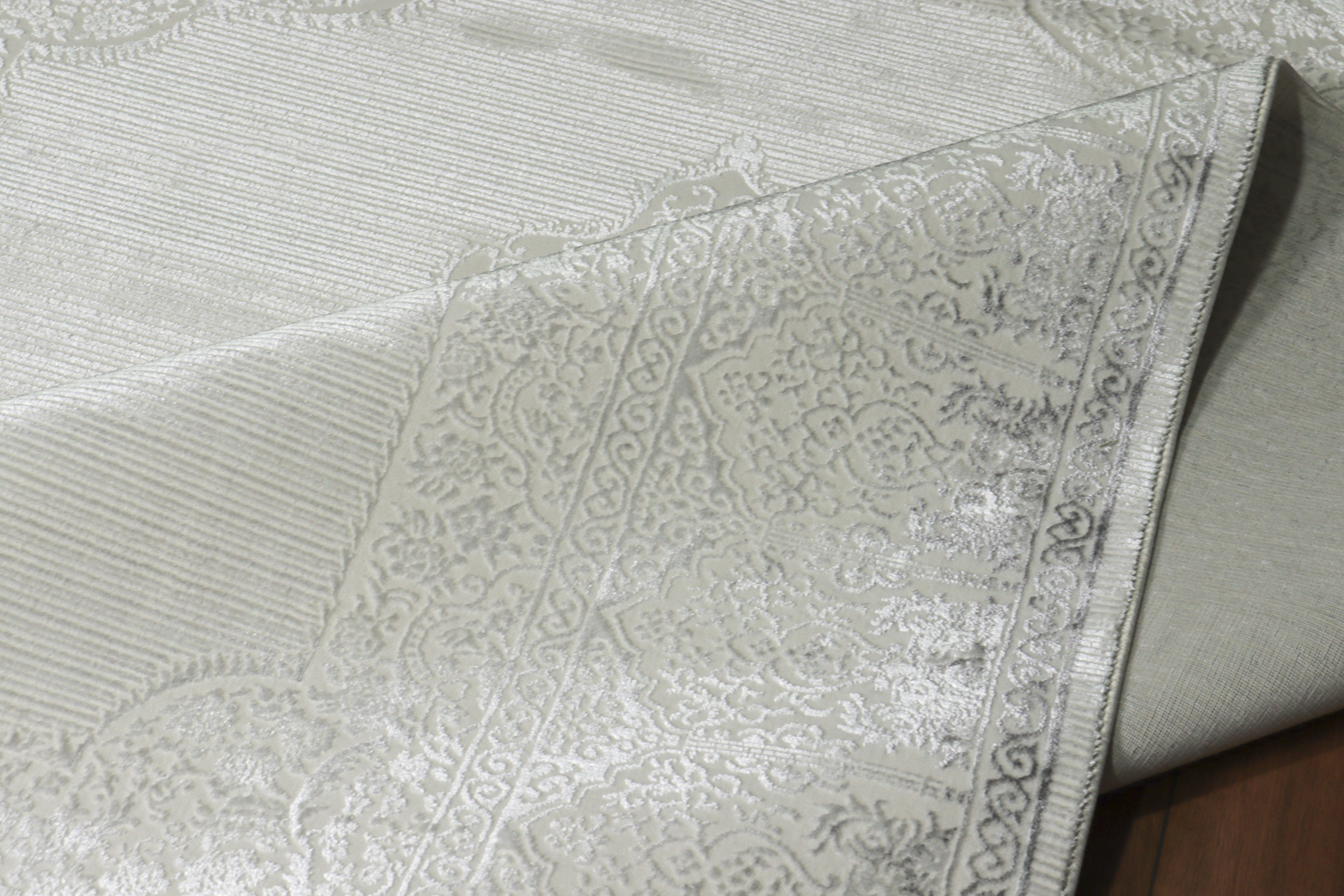 AGAH KF505 GRİ (DESENLİ KENAR)