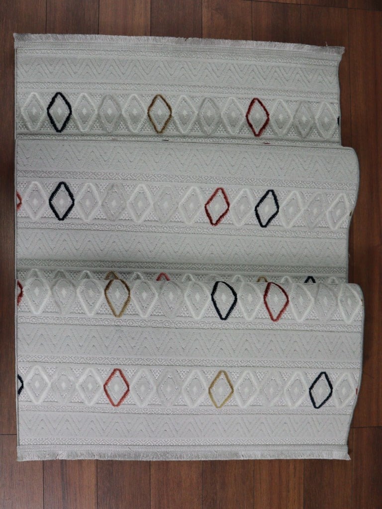 ARMA Serisi Multi Renkli Baklava Desenli Modern Halı | MC 383