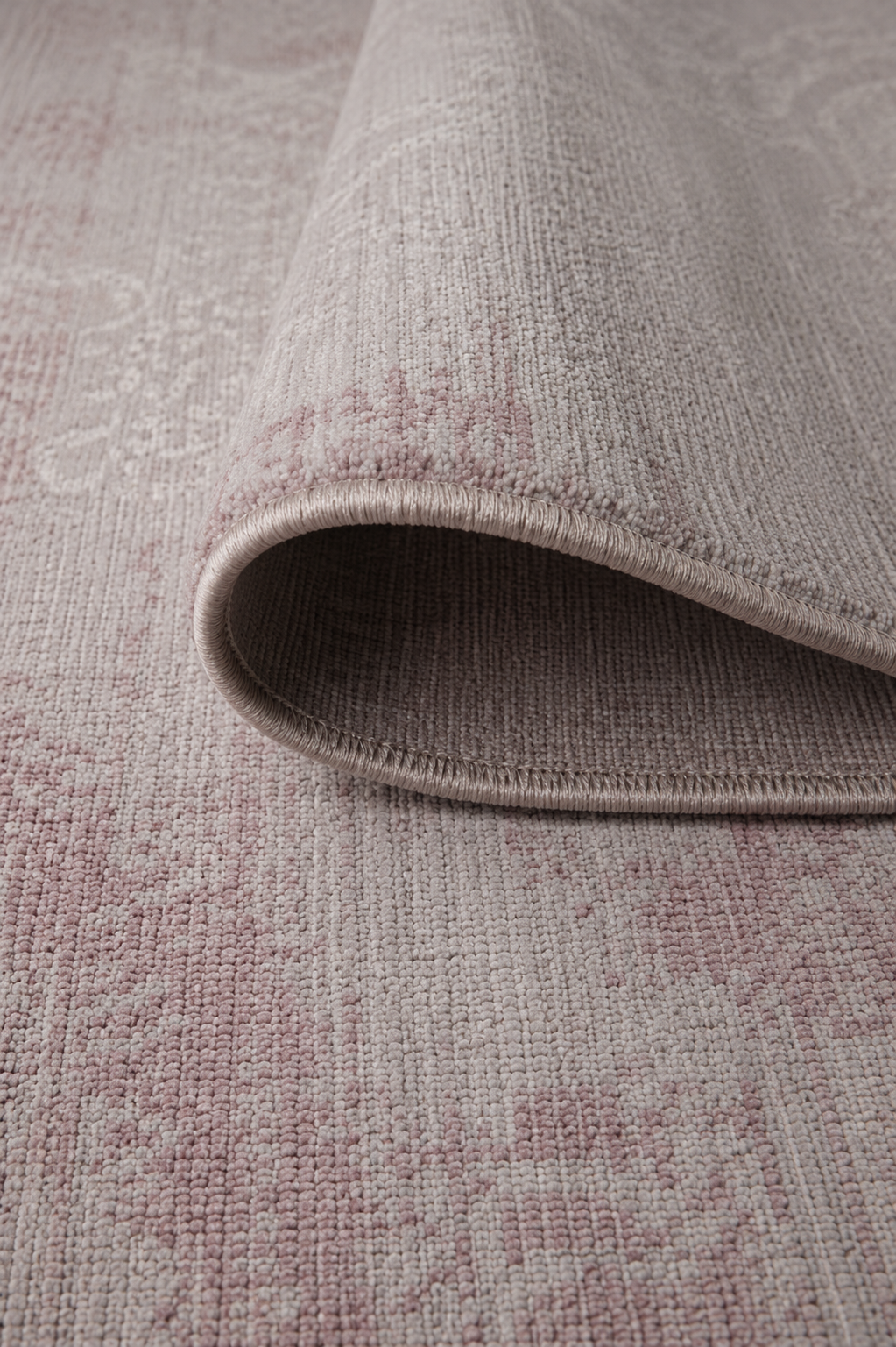 BAHAR Serisi Krem Pembe Yumuşak Geçişli Modern Desenli Halı | BT370