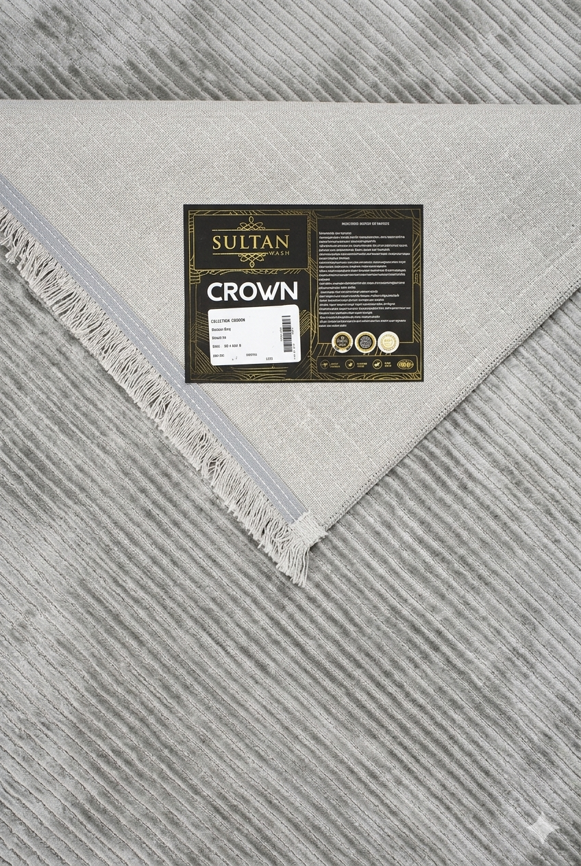 Crown 4010 GRİ Seri  Makine Dokuma Taban Modern Salon Halısı | Sultan Halı detay