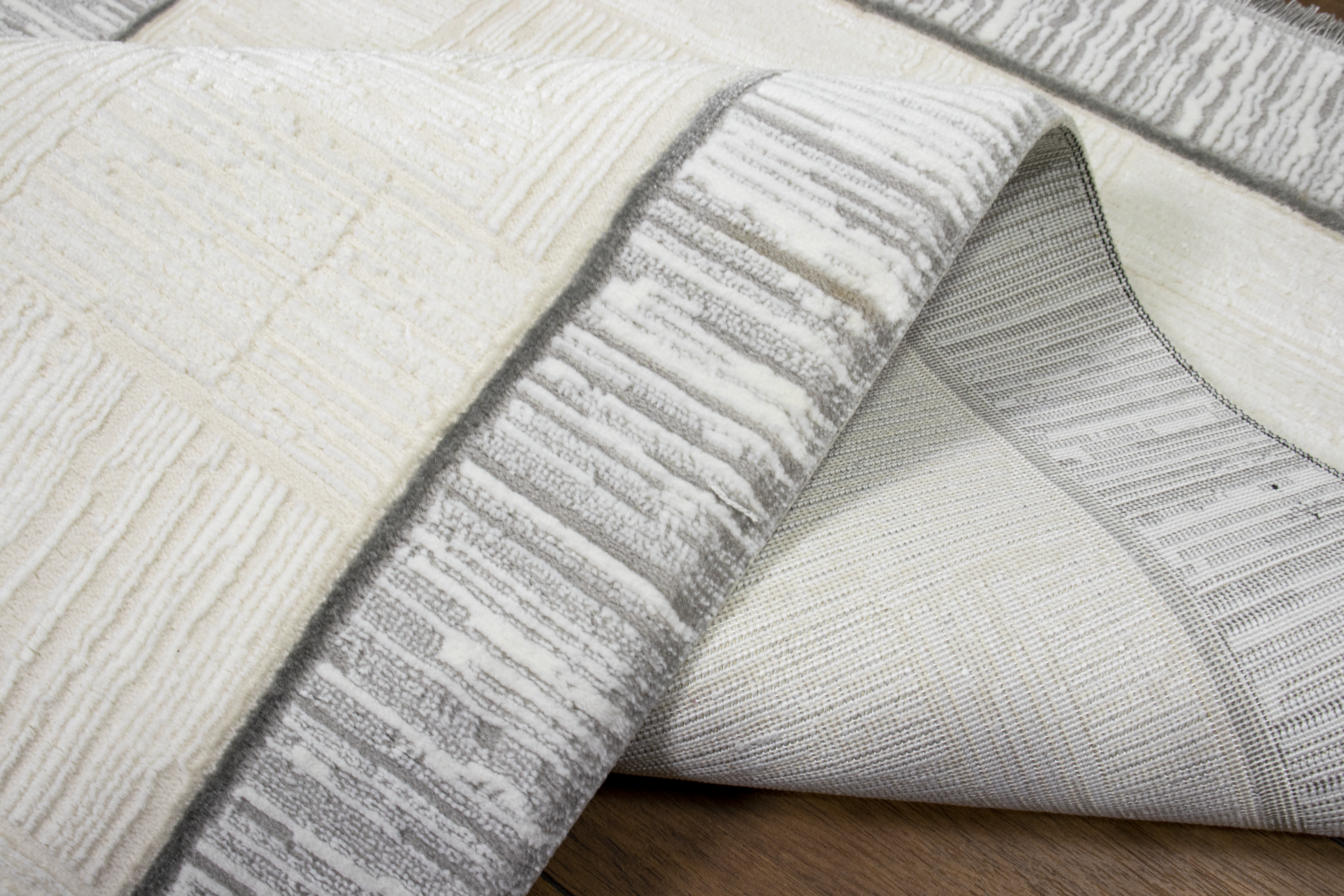 Crown 4012 GRİ Seri  Makine Dokuma Taban Modern Salon Halısı | Sultan Halı