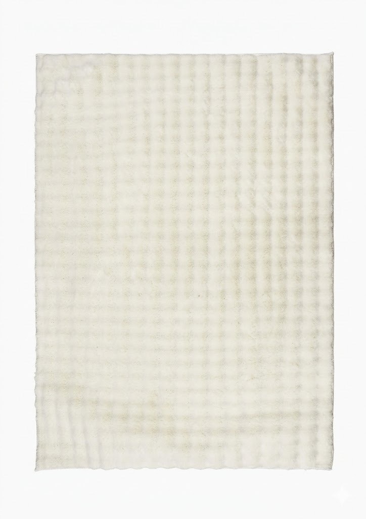 Dream Soft Krem Desenli Yumuşak Yüzeyli Kaymaz Makinede Yıkanabilir Halı