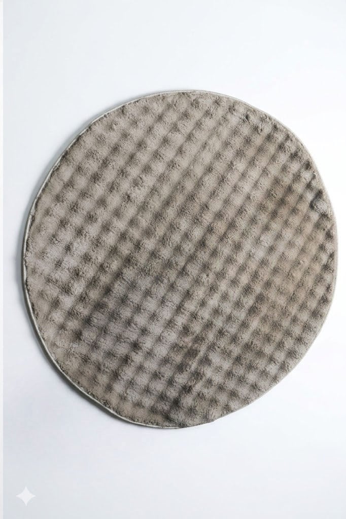 Dream Soft Yuvarlak Vizon Yumuşak Yüzeyli Kaymaz Makinede Yıkanabilir Halı