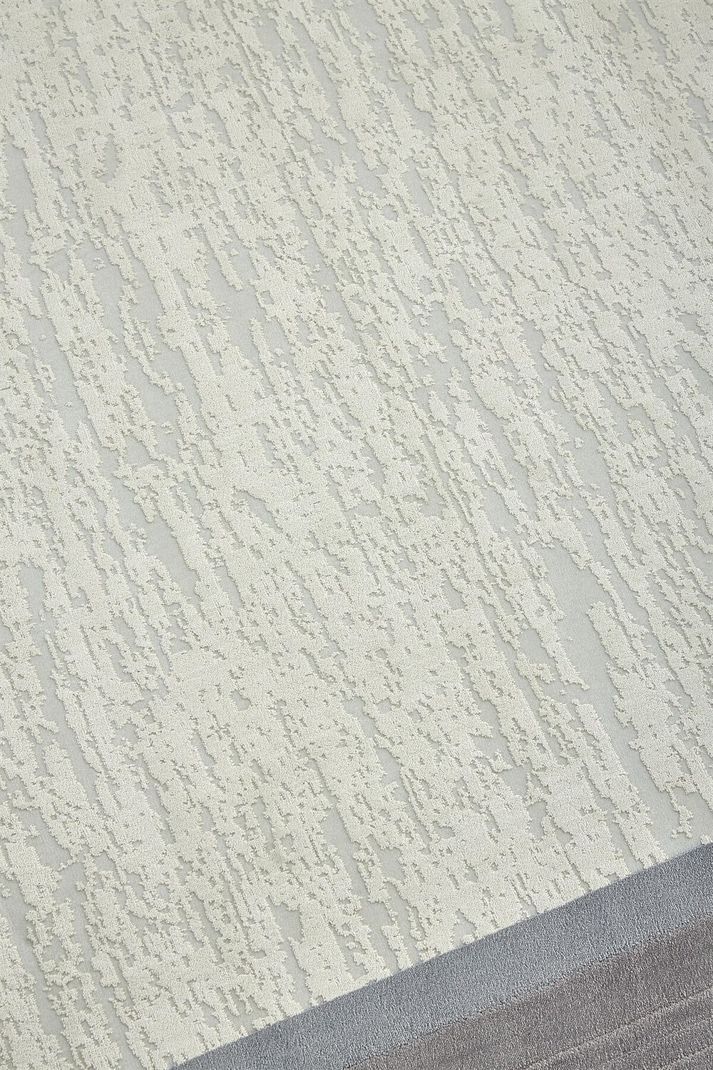 Gri Renk Çerçeveli Tabanı Kaymaz Toz Toplamaz Makine Dokuma Halı