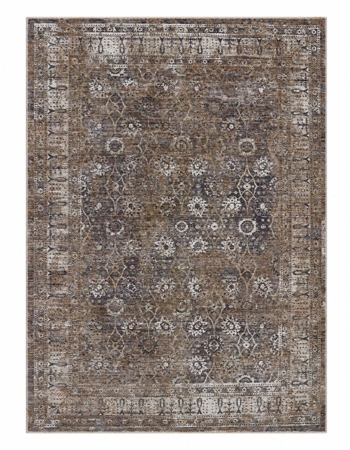 Lidya Toz Tutmaz Ve Tüylenmez Modern Halı - VİZON K.GRİ Y0745