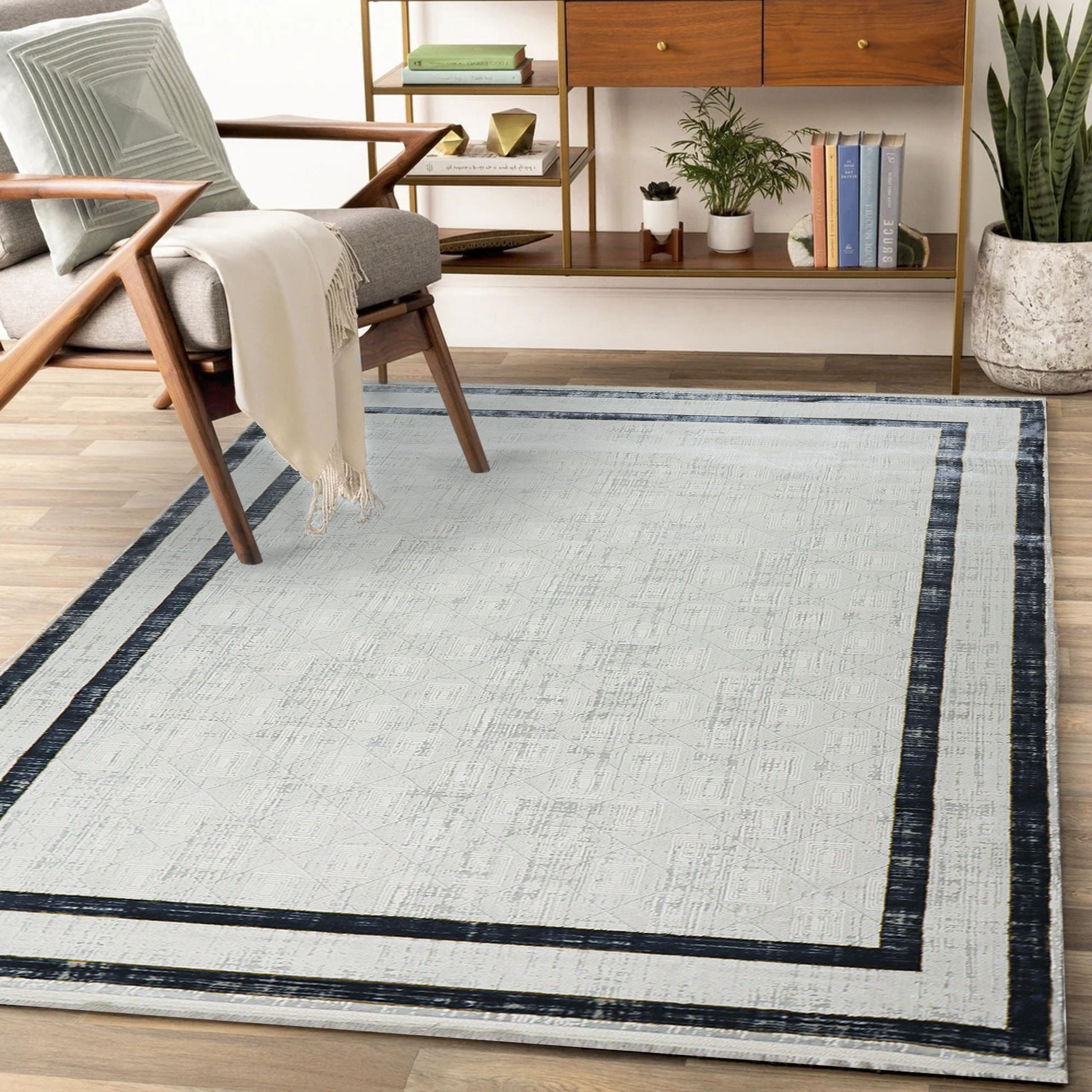 AGAH KF453  GRİ - MAVİ (ÇERÇEVELİ)