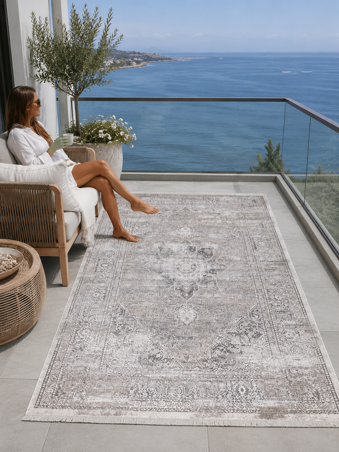 Sultan Asya Modern  Makine Dokuma Salon Halısı - CR61