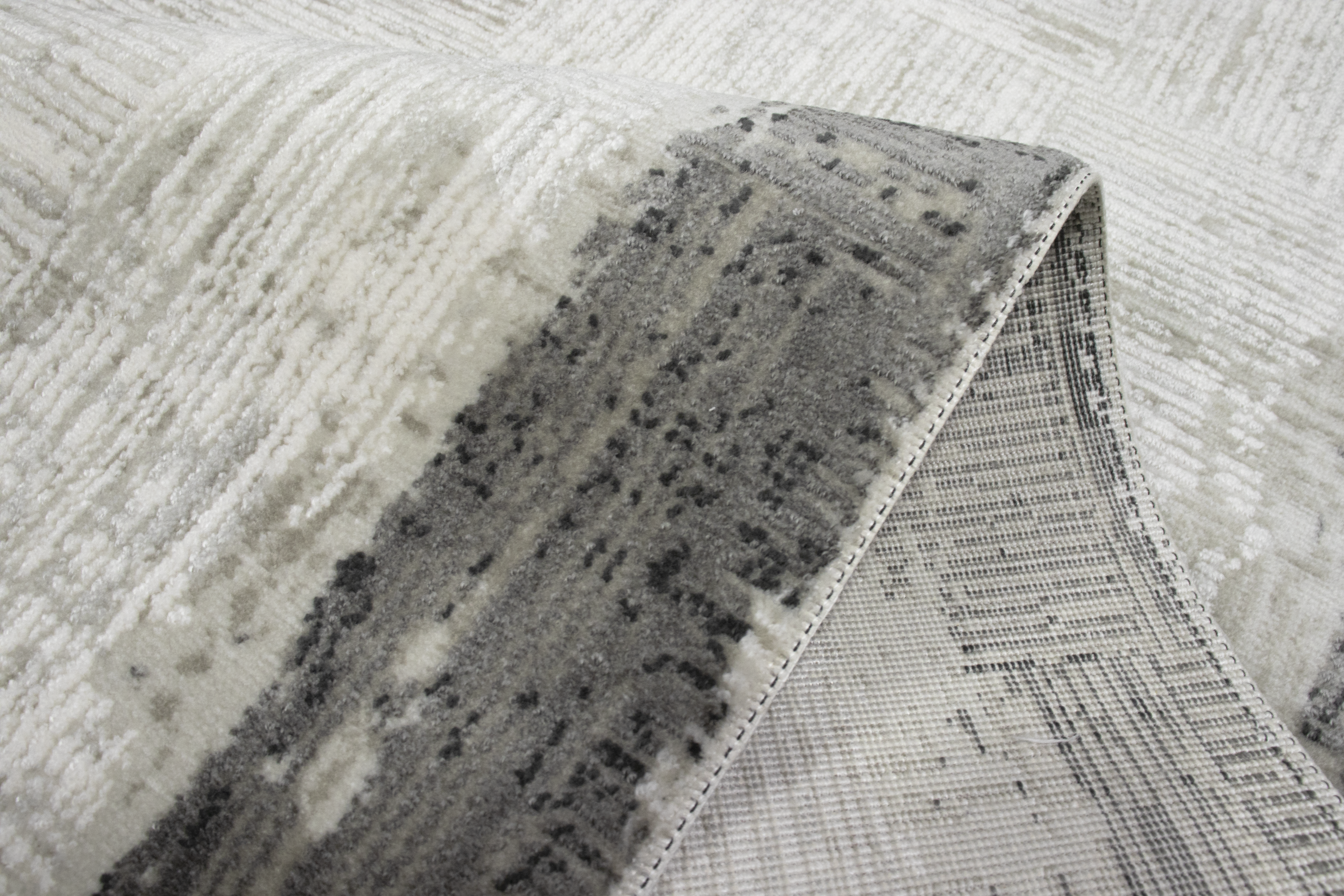 Sultan Serra Bordürlü Antrasit Modern Akrilik Makine Dokuma Salon Halısı - 11354