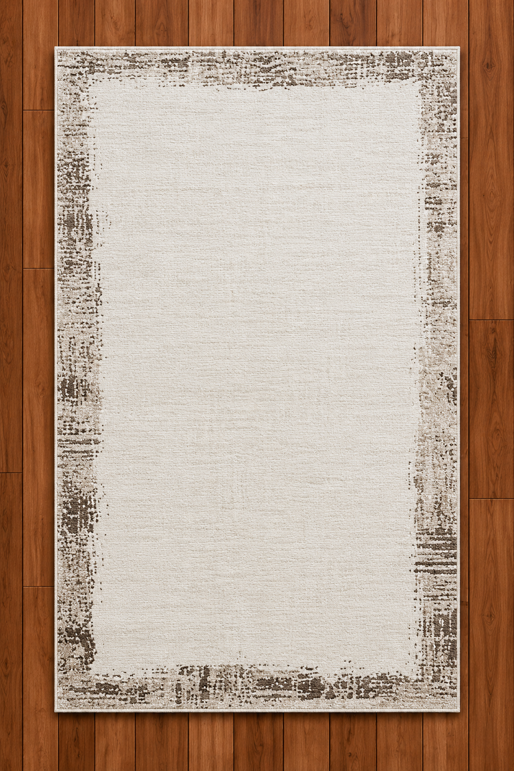 Sultan Serra Bordürlü Kahve Modern Akrilik Makine Dokuma Salon Halısı - 11307
