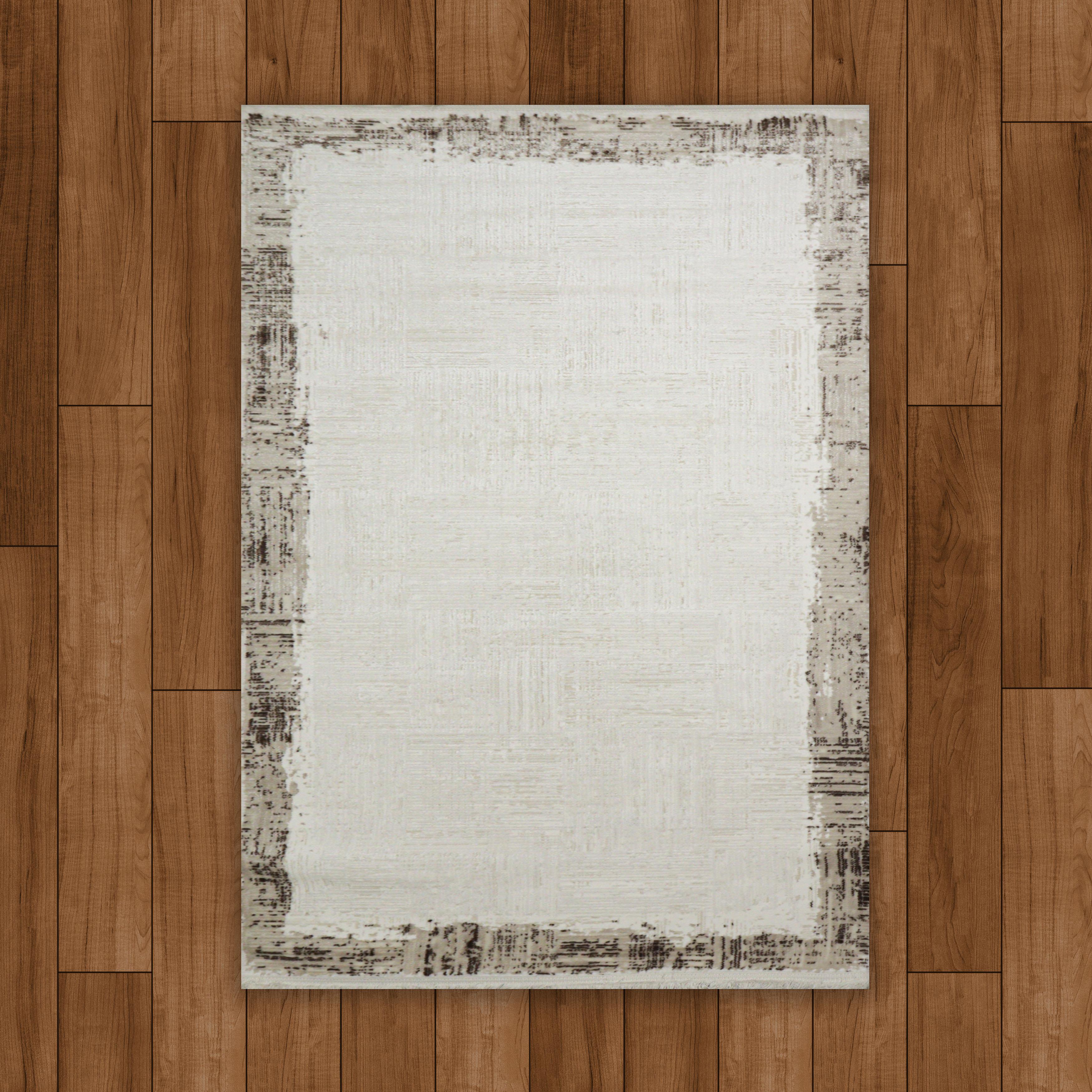 Sultan Serra Bordürlü Kahve Modern Akrilik Makine Dokuma Salon Halısı - 11307