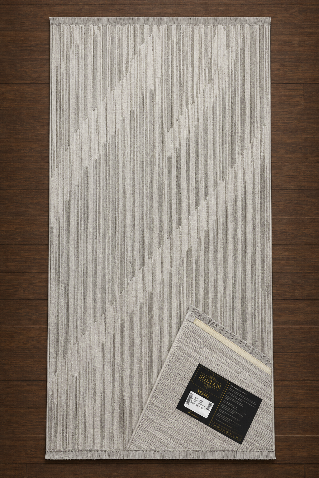 Sultan Serra Gri Klasik Modern Akrilik Makine Dokuma Salon Halısı - 11355