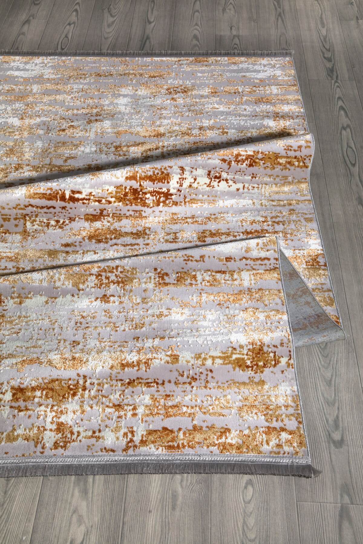 Terra Renkli Füme Serisi Yanar Döner Altı Kaymaz Yıkanabilir Halı
