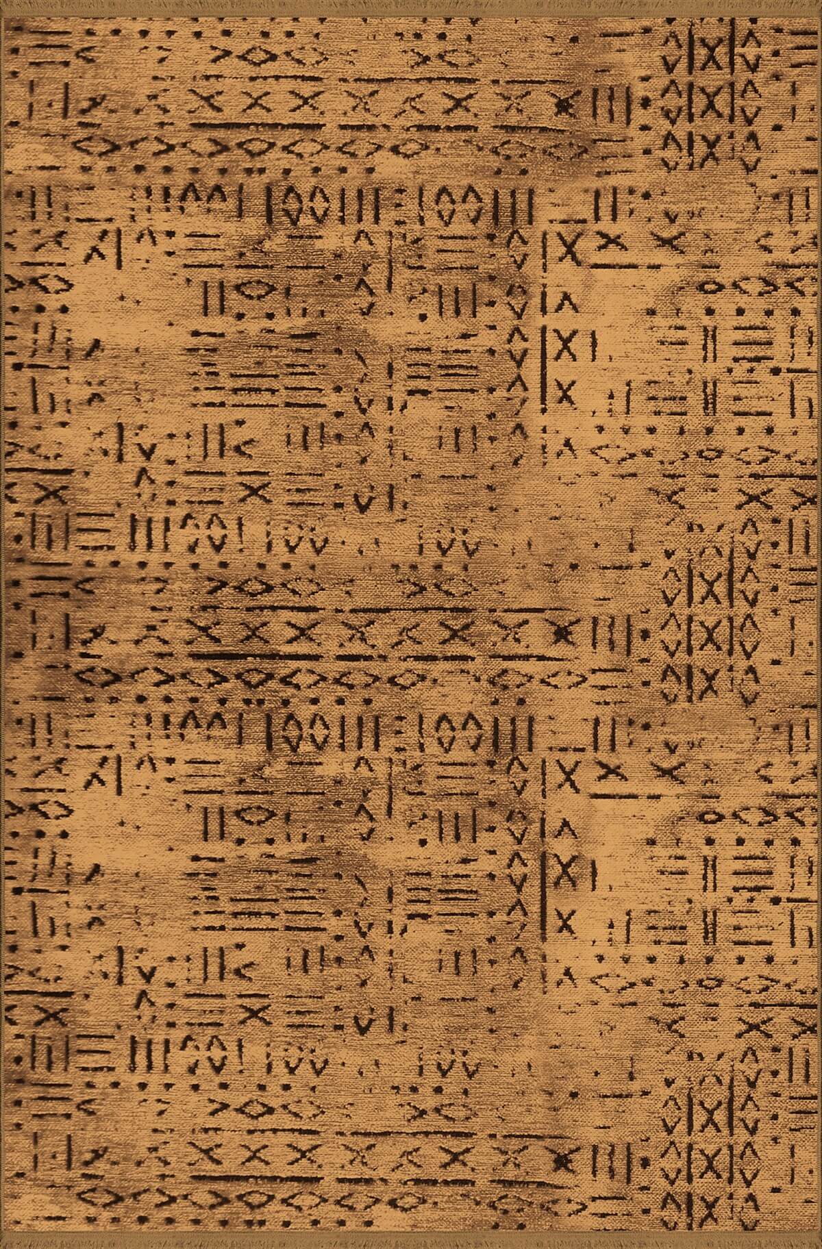 Vadi Şönil Çiğ Ombra Rengi Modern Makine Dokuma Halı-8013