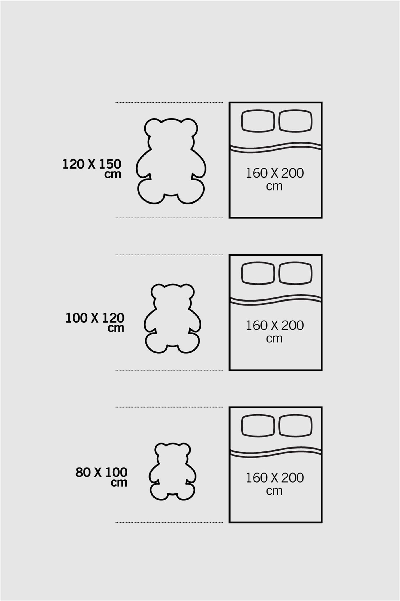 Vizon Ayıcık Şekilli Peluş Halı