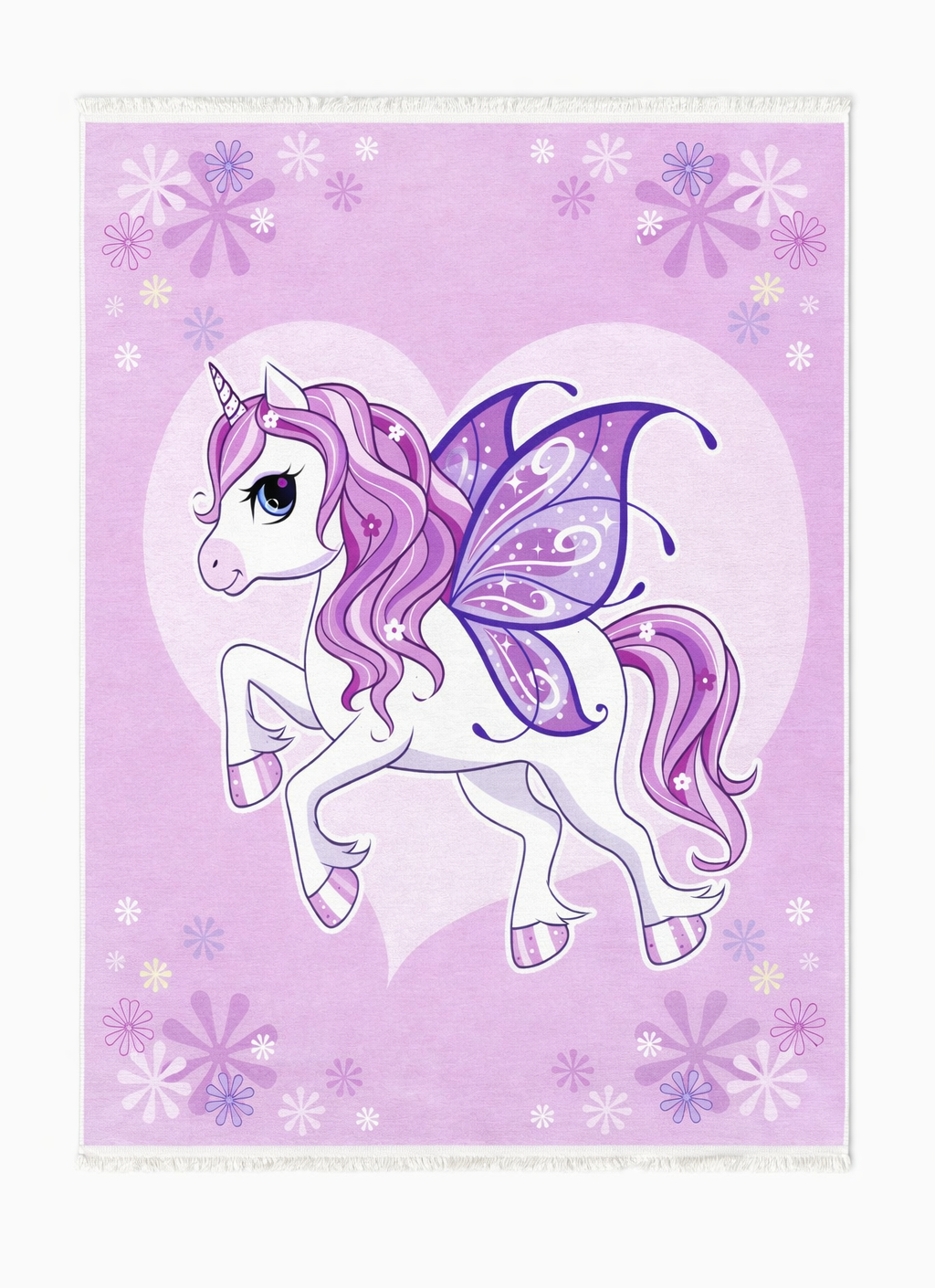 Zerda Unicorn & Masal Dünyası Çocuk Odası Halı