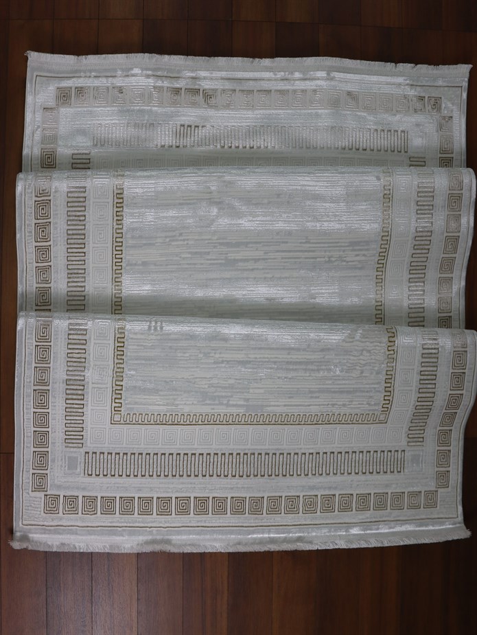 AGAH KF406 CREAM VIZON BORDÜRLÜ - Sultan Halı