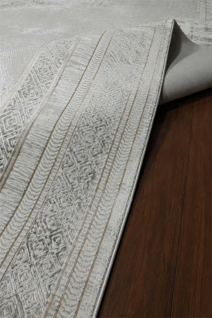 AGAH KF470 GRİ (ETNİK BORDÜRLÜ)