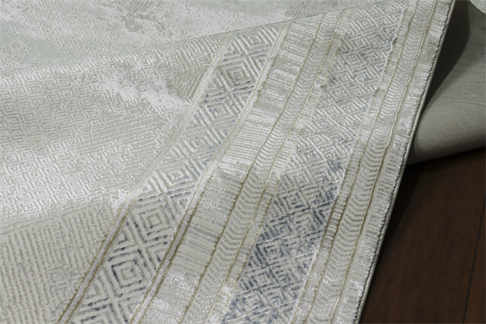 AGAH KF470 GRİ-MAVİ (ETNİK BORDÜRLÜ)