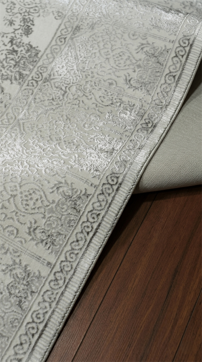 AGAH KF505 GRİ (DESENLİ KENAR)