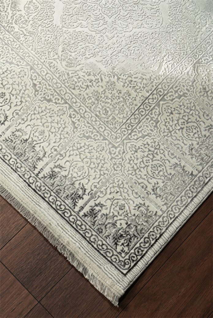 AGAH KF505 GRİ (DESENLİ KENAR)