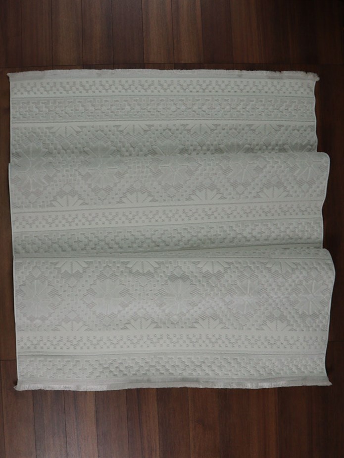 ARMA Serisi Krem Kabartma Desenli Modern Halı | MC 351