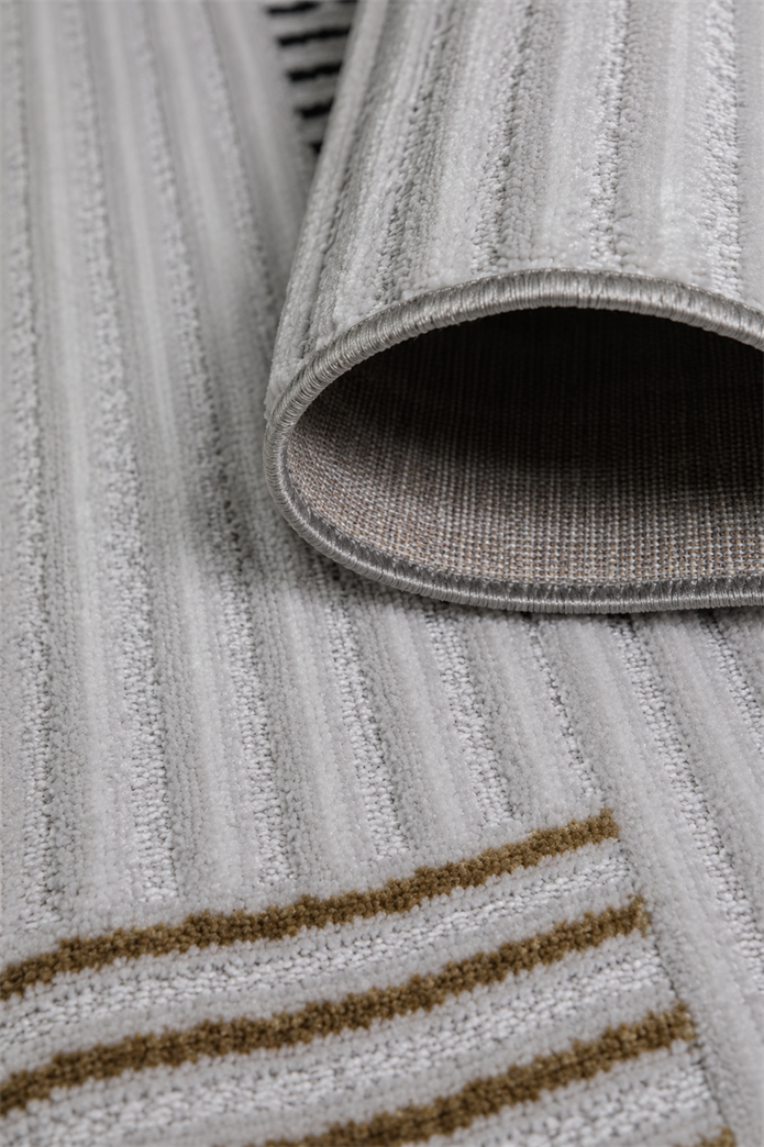ARMA Serisi Multi Gri Geometrik Desenli Modern Halı | MC 402