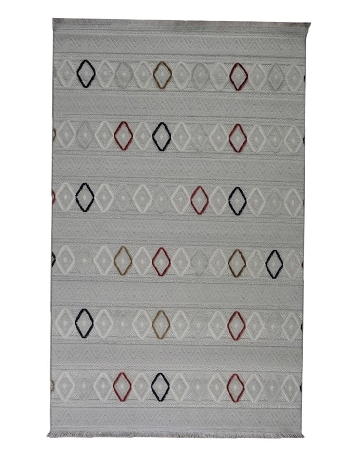 ARMA Serisi Multi Renkli Baklava Desenli Modern Halı | MC 383