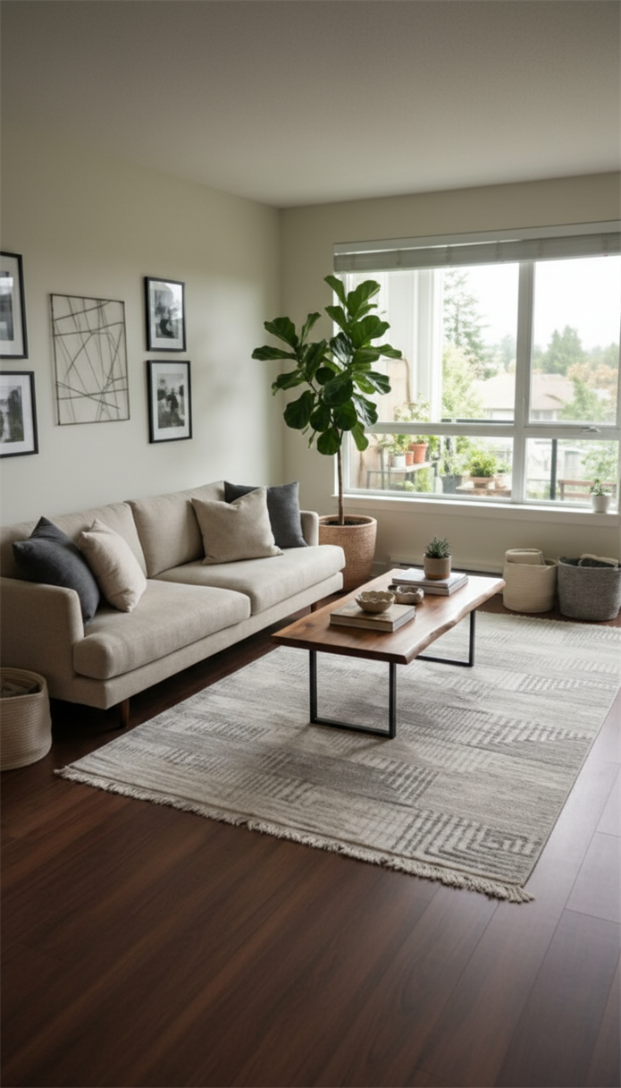 BAHAR Serisi Gri Yumuşak Geçişli Modern Desenli Halı | BT371