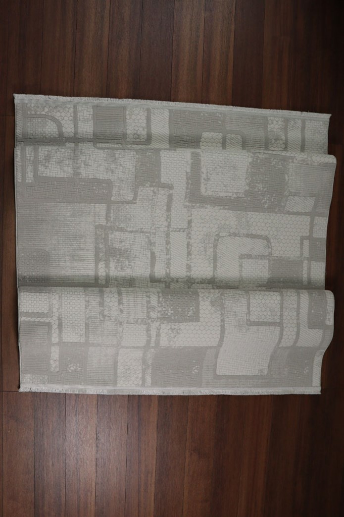 BAHAR Serisi Krem Bej Yumuşak Geçişli Modern Desenli Halı | BT382