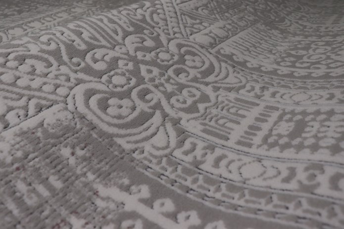BAHAR Serisi Krem Pembe Yumuşak Geçişli Modern Desenli Halı | BT370