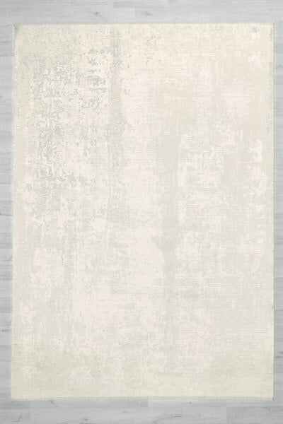 Bej Rengi Vintage Bambu Altı Kaymaz Makine Dokuma Halı