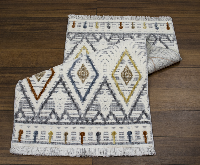 Bubble Color İskandinav Desenli Makine Dokuma Taban Modern Salon Halısı 4021 | Sultan Halı