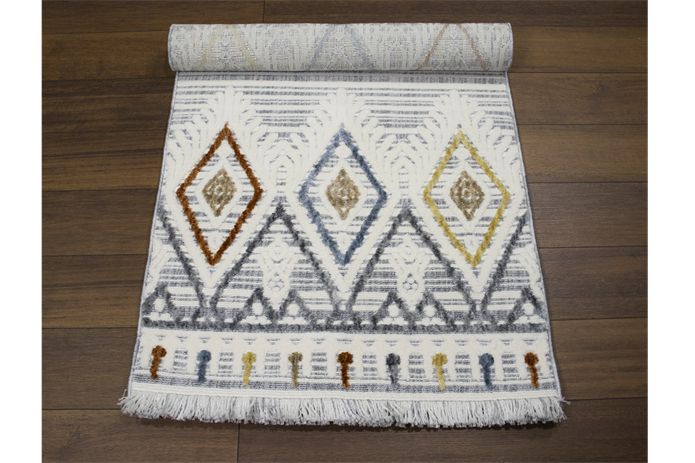 Bubble Color İskandinav Desenli Makine Dokuma Taban Modern Salon Halısı 4021 | Sultan Halı