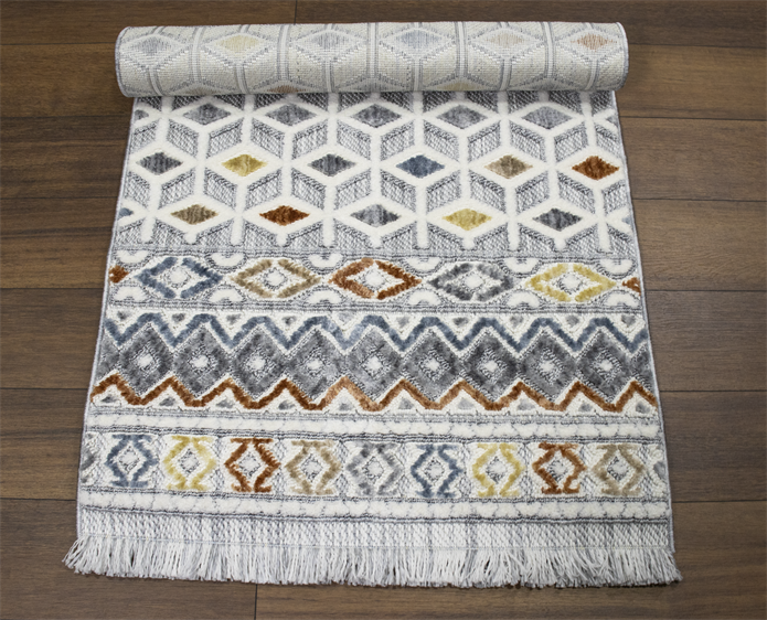 Bubble Color İskandinav Desenli Makine Dokuma Taban Modern Salon Halısı 4020 | Sultan Halı